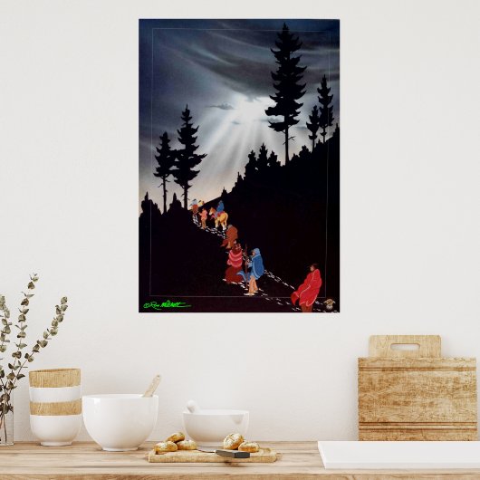 出エジプトの涙の跡 ポスター (キッチン)