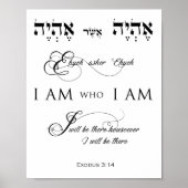 出エジプト第3節14わたしは自分である ポスター (正面)