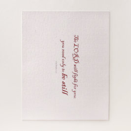 出エジプト記14:14、主はあなたのために戦う。 ジグソーパズル