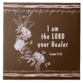 出エジプト記15:26わたしは主なる主である タイル (正面)