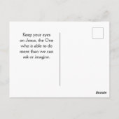 出エジプト記15:26わたしは主なる主である ポストカード (裏面)