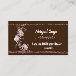 出エジプト記15:26わたしは主なる主である 名刺