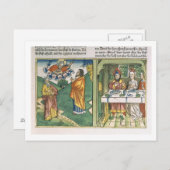 出エジプト記8 1-15 エジプトの七つの災難:モーセ ポストカード (正面/裏面)