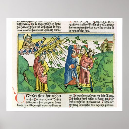 出エジプト10:1-20エジプトの七つの災い ポスター (正面)