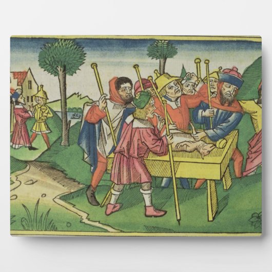 出エジプト12最初の過ぎ越し、「ニュールンベルク」から フォトプラーク (正面)