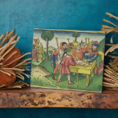 出エジプト12最初の過ぎ越し、「ニュールンベルク」から フォトプラーク (側面)