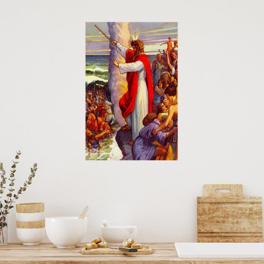 出エジプト14エジプト人は溺れたポスター ポスター (キッチン)