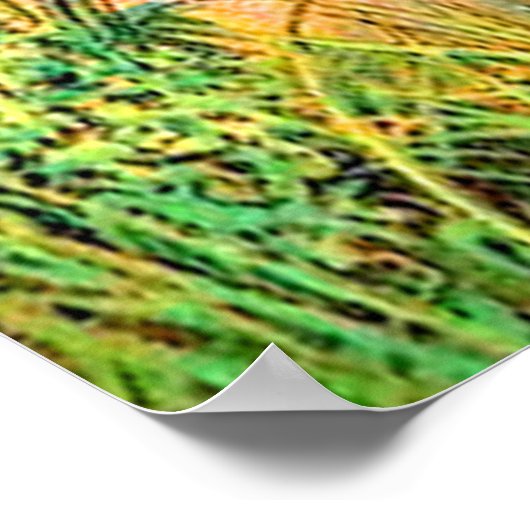 出エジプト14乾燥地で海を渡る ポスター (角)