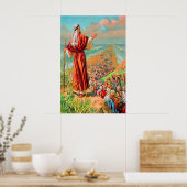 出エジプト14乾燥地で海を渡る ポスター (キッチン)