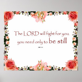 出エジプト14壁装飾ポスター「主は戦う」 ポスター