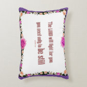 出エジプト14 「主があなたのために戦う」枕 アクセントクッション (正面(垂直))