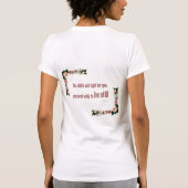 出エジプト14 「主は戦う」Tシャツ Tシャツ (裏面)