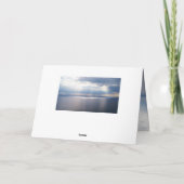 出エジプト14:13-14恐れてはいけない立つ固い カード (裏面)