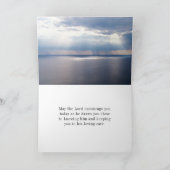 出エジプト14:13-14恐れてはいけない立つ固い カード (内部)