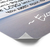 出エジプト14:13-14恐れてはいけない立つ固い ポスター (角)