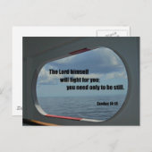 出エジプト14:14主ご自身があなたのために戦う。 ポストカード (正面/裏面)