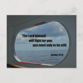 出エジプト14:14主ご自身があなたのために戦う。 ポストカード (正面)