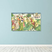 出エジプト15 1-19モーセの歌、「ヌレム」から キャンバスプリント (インサイチュ (ウッドフロア))