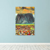 出エジプト19イスラエルat山シナイキャンバス キャンバスプリント (インサイチュ (ウッドフロア))