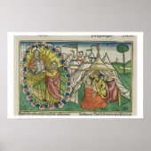 出エジプト20 1-5モーセは十戒を受ける ポスター (正面)