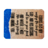 出エジプト23:25聖書の詩 マグネット (横)