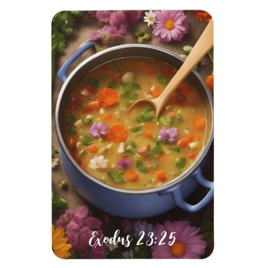 出エジプト23:25 – 磁石 (縦)