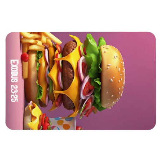 出エジプト23:25 – 磁石 (横)