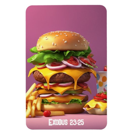 出エジプト23:25 – 磁石 (縦)