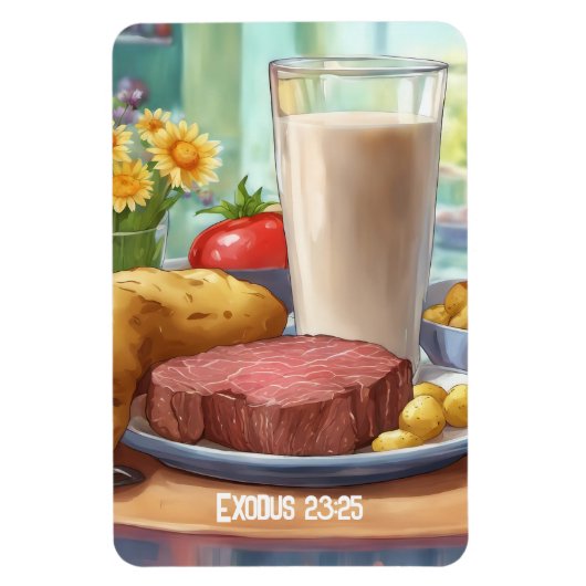 出エジプト23:25 – 磁石 (縦)