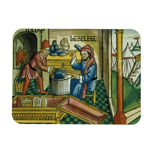 出エジプト31 2-8 BezalelとOholiabはアークを作る マグネット (横)