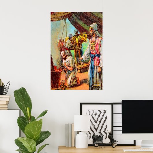 出エジプト32アーロン黄金のふくらはぎのポスターを作る ポスター (ホームオフィス)