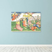 出エジプト32 15-23モーセは石板を壊した。 キャンバスプリント (インサイチュ (ウッドフロア))