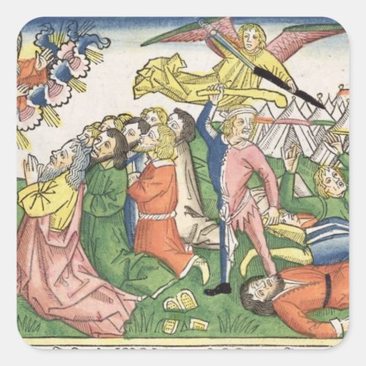 出エジプト32 15-23モーセは石板を壊した。 スクエアシール (正面)