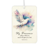 出エジプト33:14わたしの臨在は、あなた方と共に行く カーエアーフレッシュナー (正面)