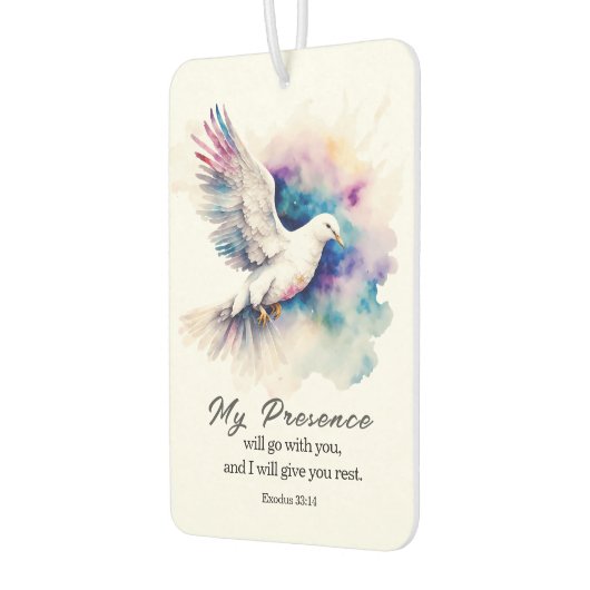 出エジプト33:14わたしの臨在は、あなた方と共に行く カーエアーフレッシュナー (左)