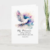 出エジプト33:14わたしの臨在は、あなた方と共に行く カード (正面)