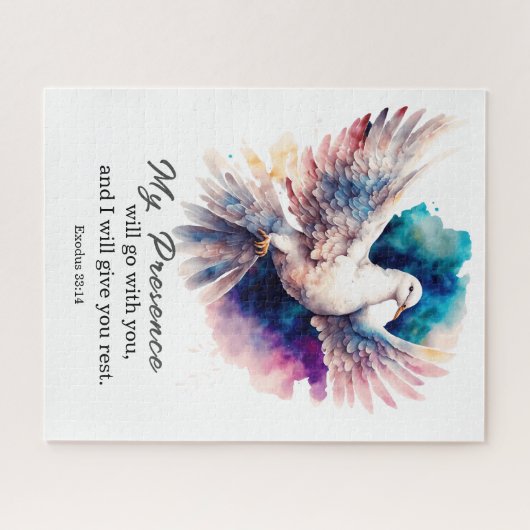 出エジプト33:14わたしの臨在は、あなた方と共に行く ジグソーパズル (横)