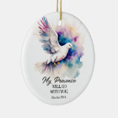 出エジプト33:14わたしの臨在は、あなた方と共に行く セラミックオーナメント (右)