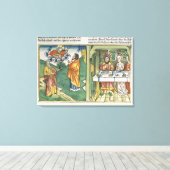 出エジプト8 1-15エジプトの七つの災い：モーセと キャンバスプリント (インサイチュ (ウッドフロア))