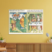 出エジプト8 1-15エジプトの七つの災い：モーセと キャンバスプリント (インサイチュ (リビング))