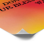 出与えては賛美... ポスター (角)