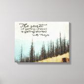 出世の秘訣 キャンバスプリント (正面)