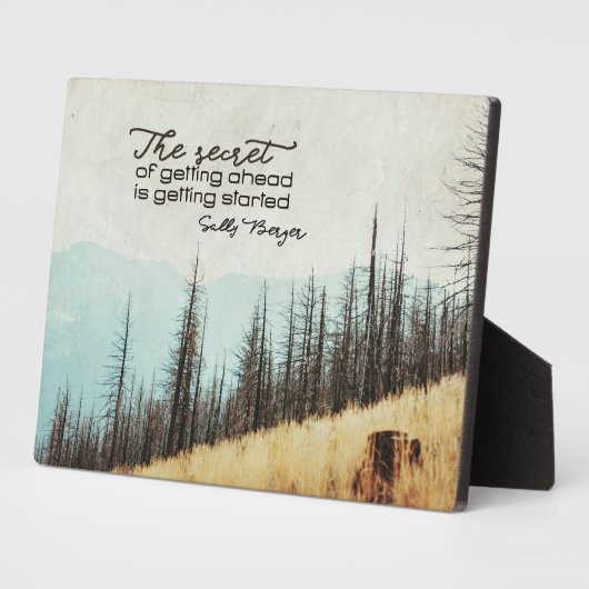 出世の秘訣 フォトプラーク (側面)