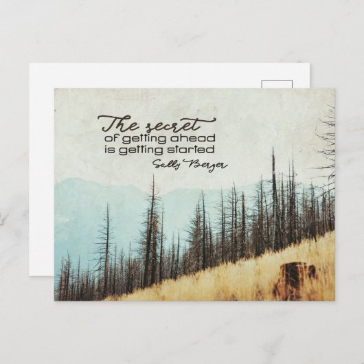 出世の秘訣 ポストカード (正面/裏面)