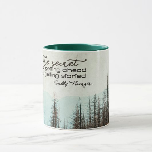 出世の秘訣 マグカップ (中央)