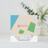 出会いの場所オリジナルマップ バレンタインデー シーズンカード (スタンド正面)