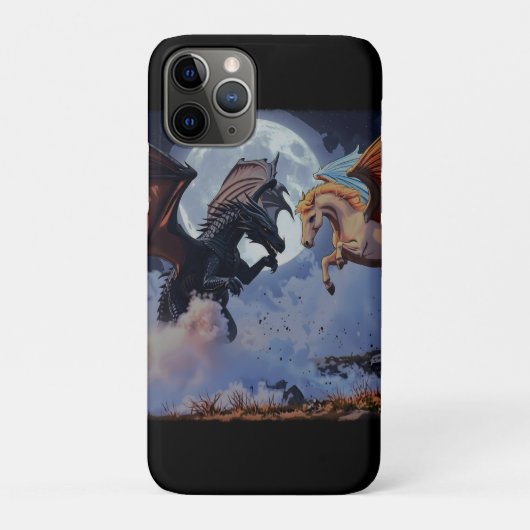 出会いの場所 - ドラゴンとペガサス Case-Mate iPhoneケース (裏)