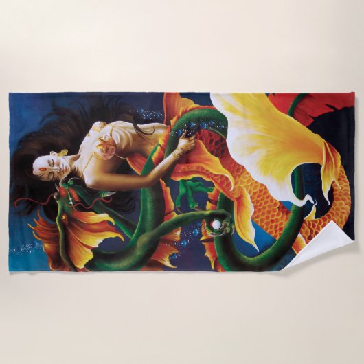 出会い ビーチタオル (正面)