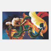 出会い 長方形シール (正面)