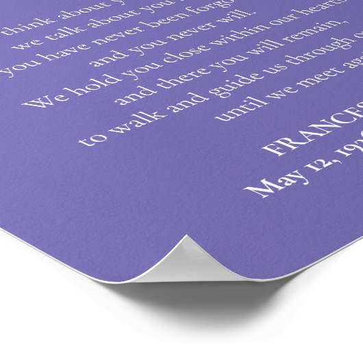 出会うまでもう一度　追悼詩　名前 ポスター (角)